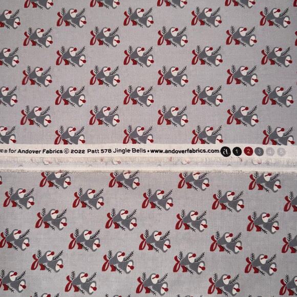 Christmas Jingle Bells | Renee Nanneman of Need'l Love | Andover Fabrics | 1 YD - Picture 6 of 6